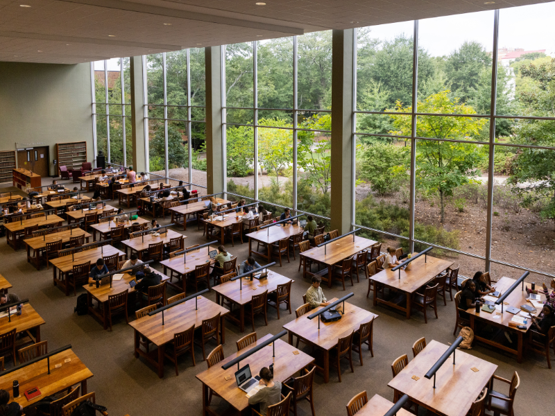 Law library interior