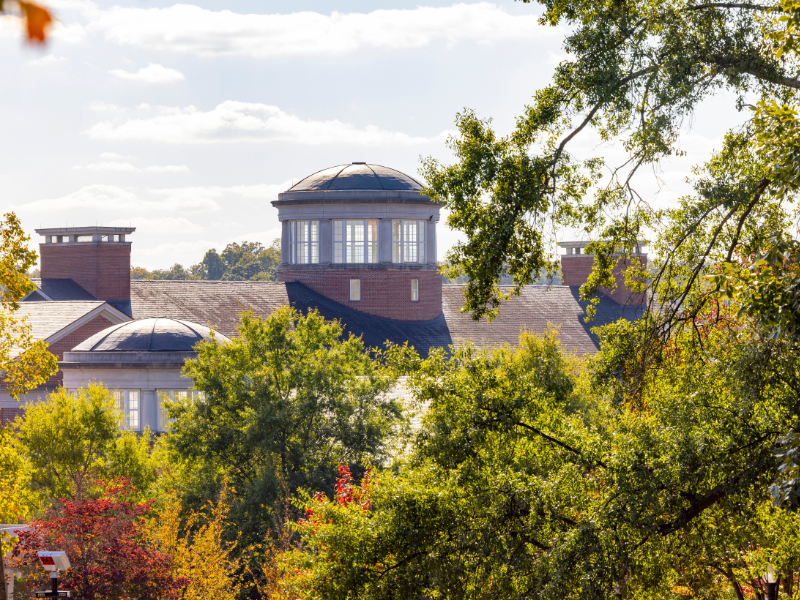 Top of Miller Learning Center